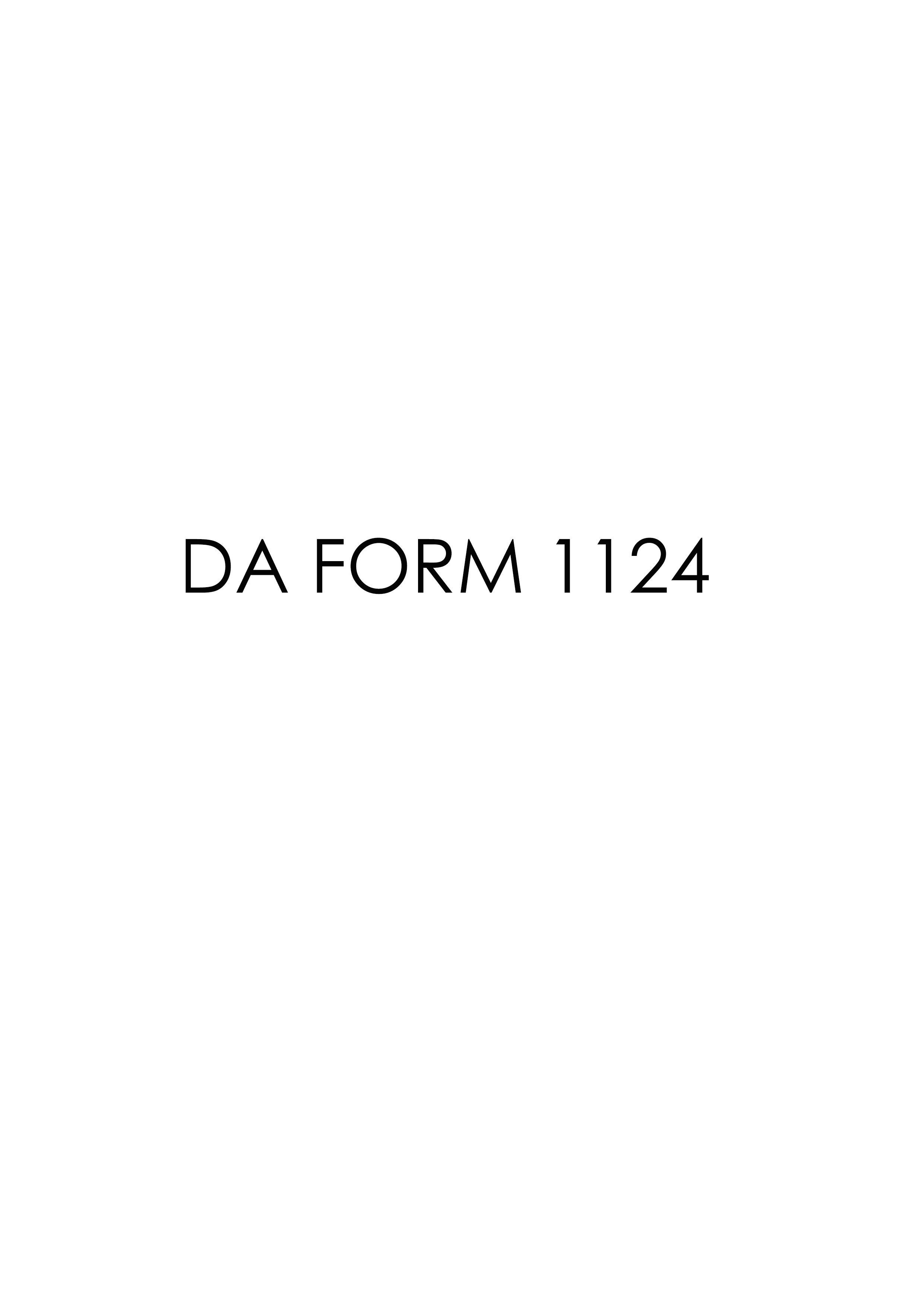 Download da 1124 Form Free