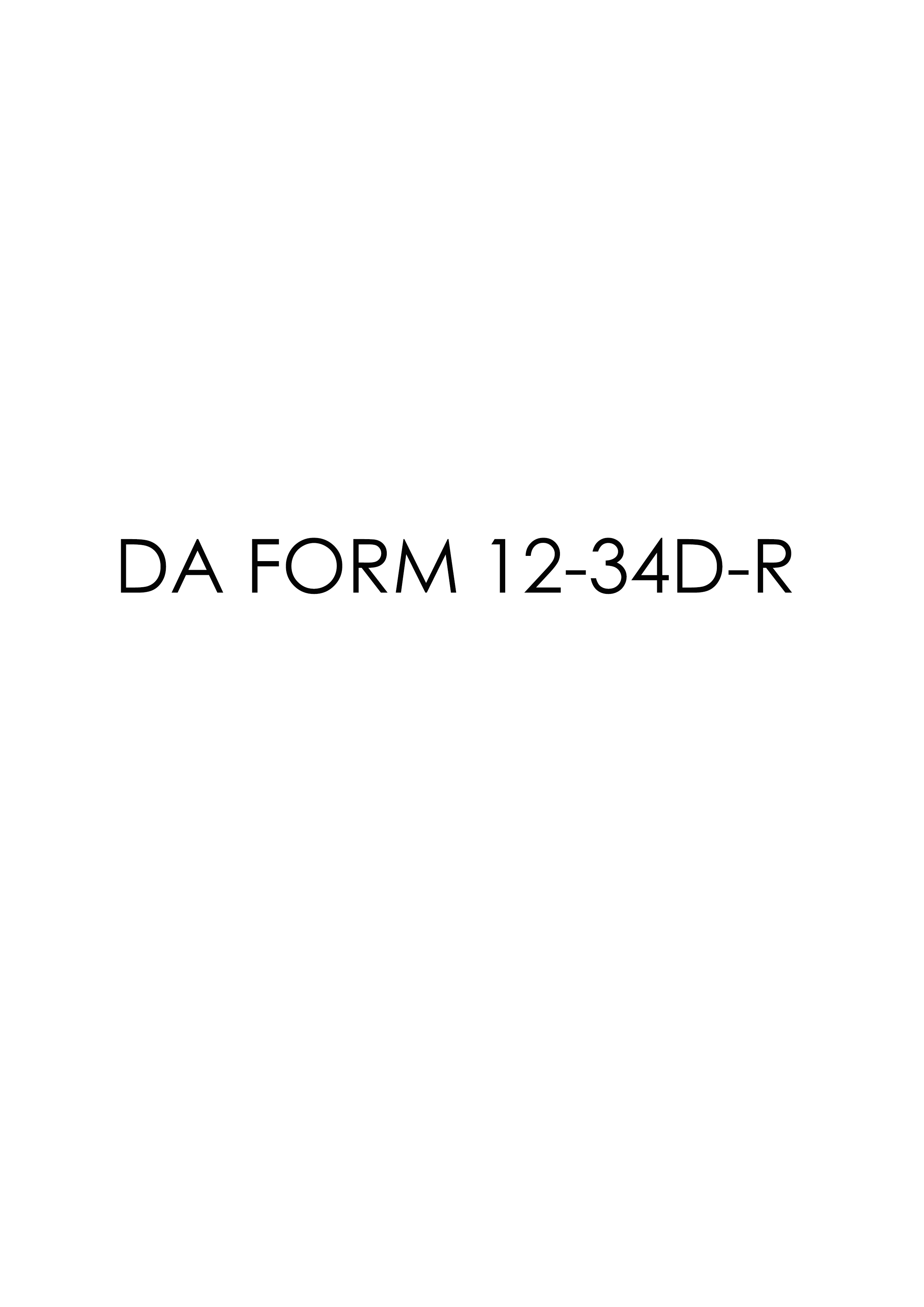 Download da 12-34D-R Form Free