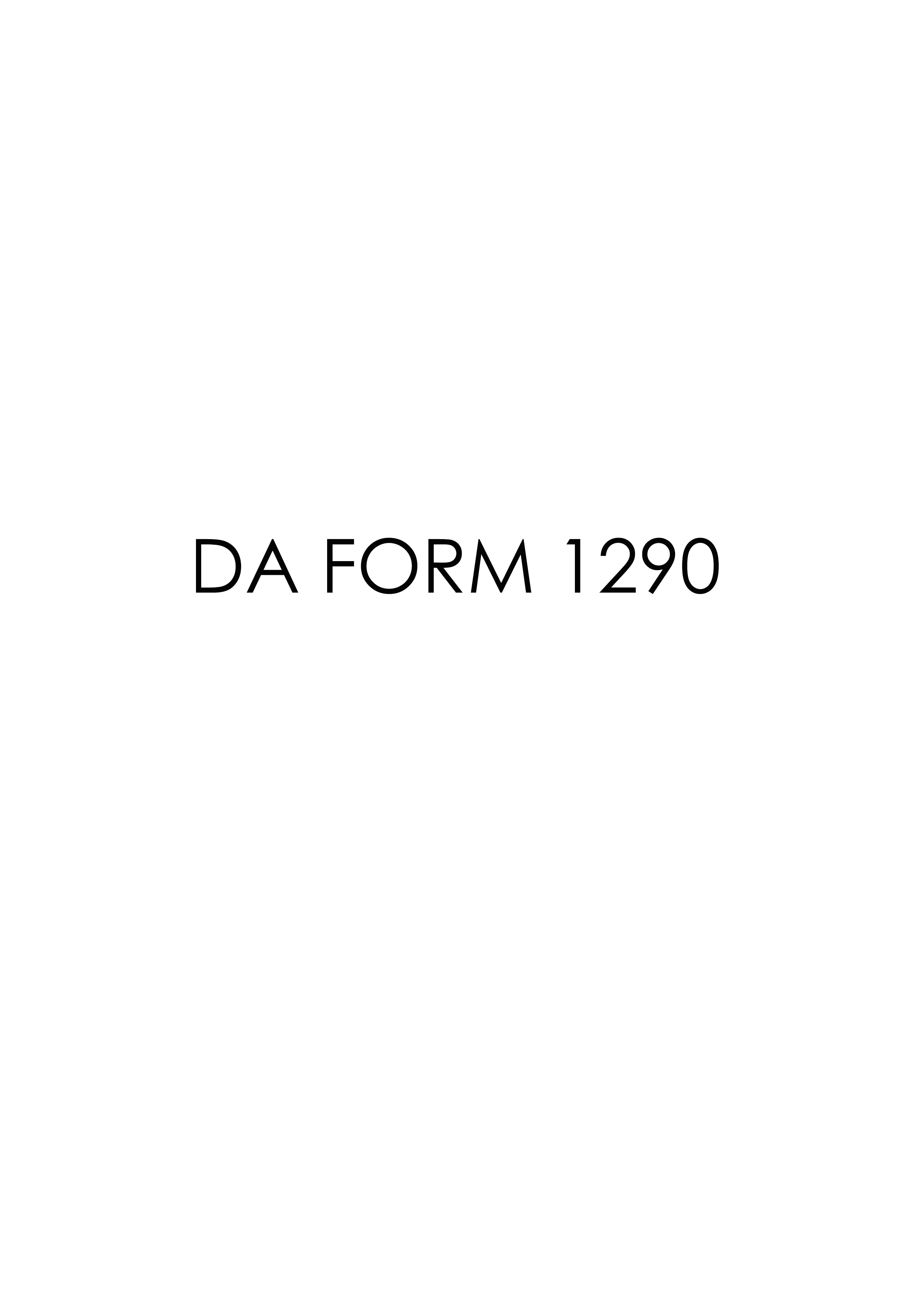 Download da 1290 Form Free