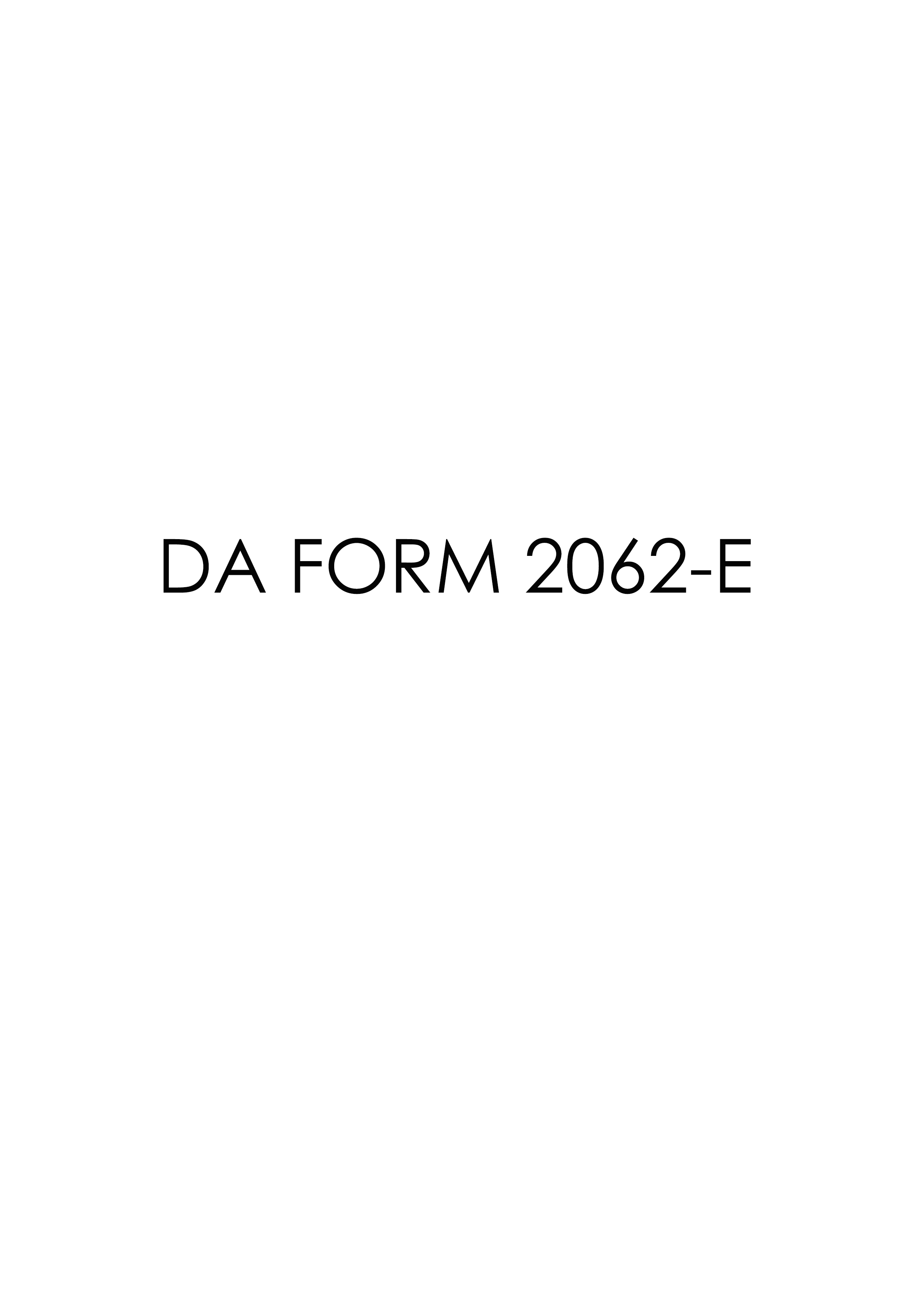Download da 2062-E Form Free